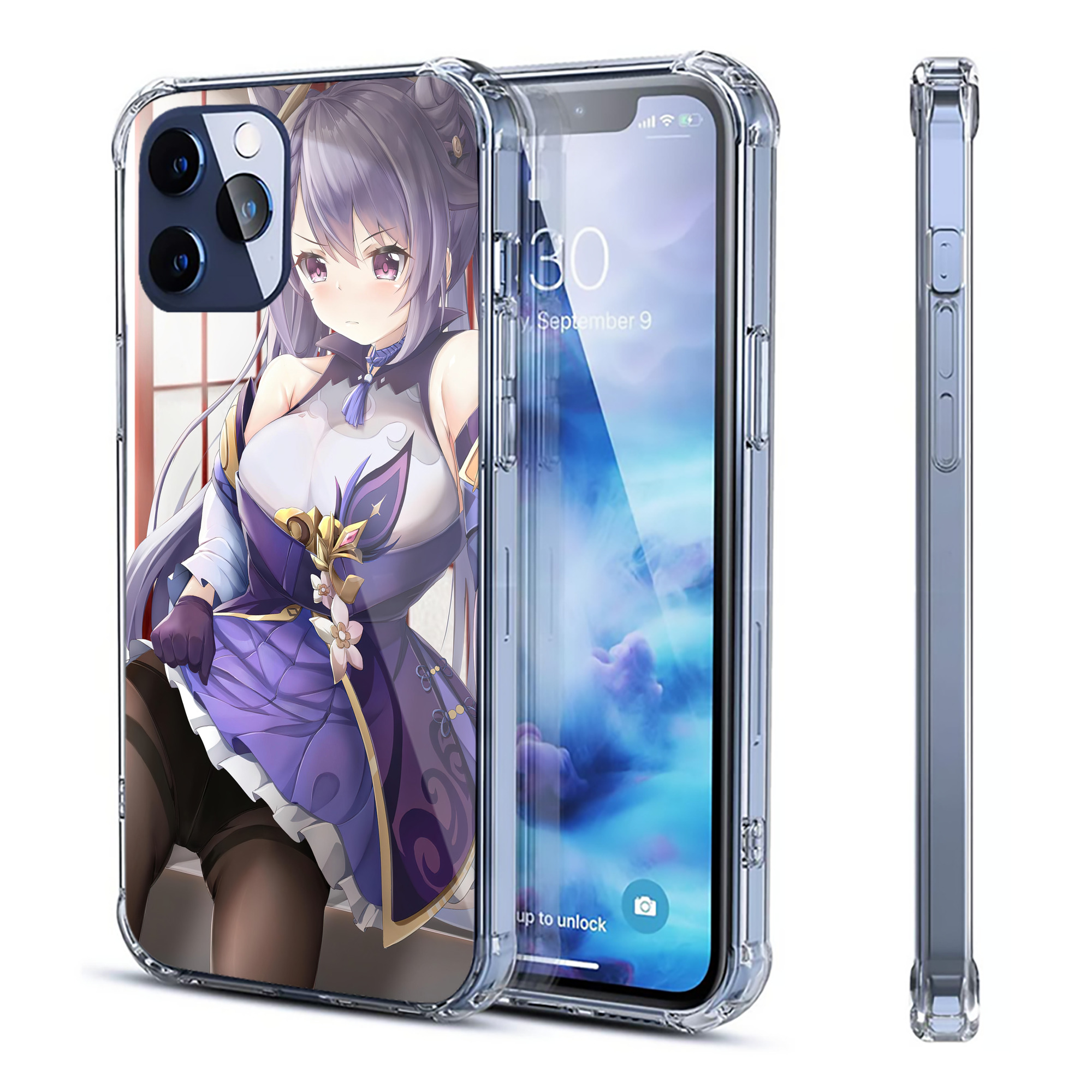 げんし神 genshin 【iPhone 12シリーズ対応】透明スマホケース（クリアソフトケース）
